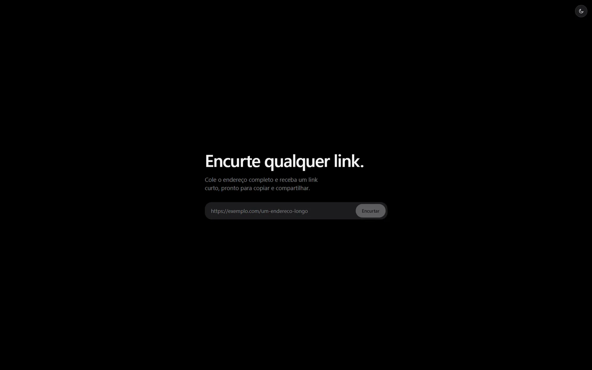 Encurtador de URL